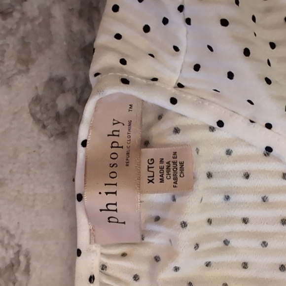 XL: Philosophy Women 's Blouse XL - Picture 4 of 8